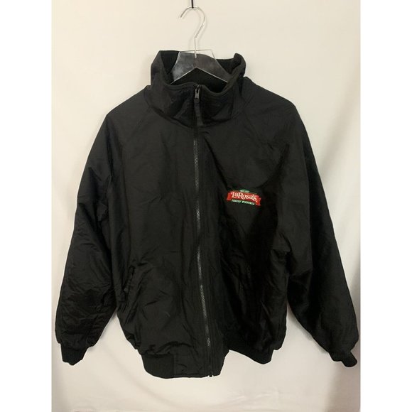 LaRosa’s Pizzeria Black Full Zip Men’s XL Employee Uniform Jacket Coat - Picture 1 of 6